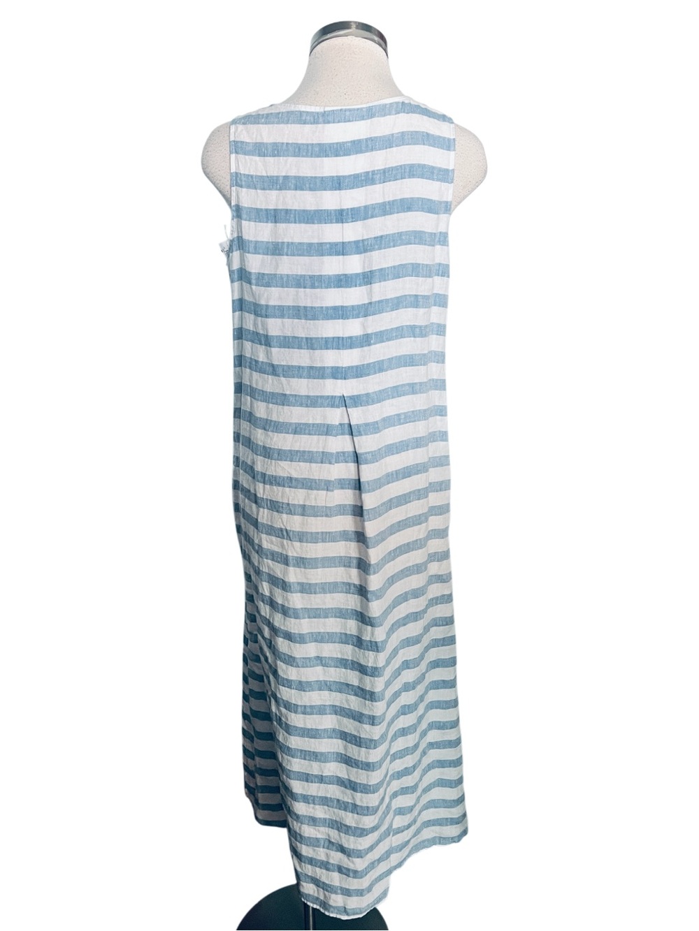 J.Jill Striped Love Linen Maxi Tank Dress. Size Medium - Picture 8 of 9
